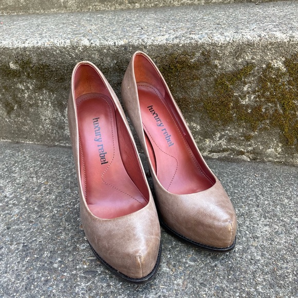 Luxury Rebel platform heels size 8 - Picture 4 of 8